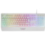 Mars Gaming Pack Gaming MCP124 Blanco con Teclado H-Mech, Ratón y Alfombrilla